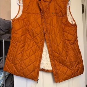 Columbia Women's Bright Orange Quilted Vest